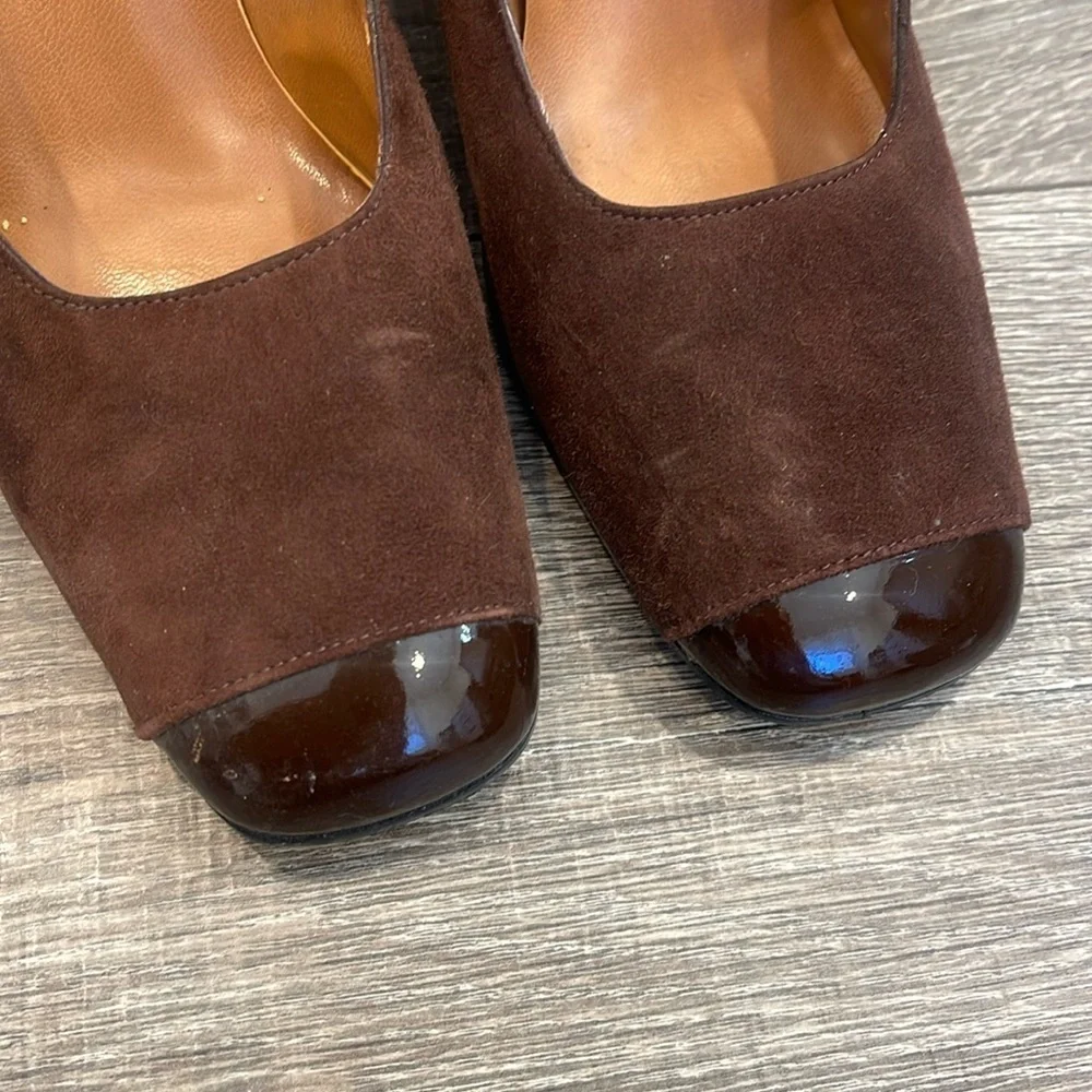 Sacha too Low Profile Heel chocolate brown size 7
